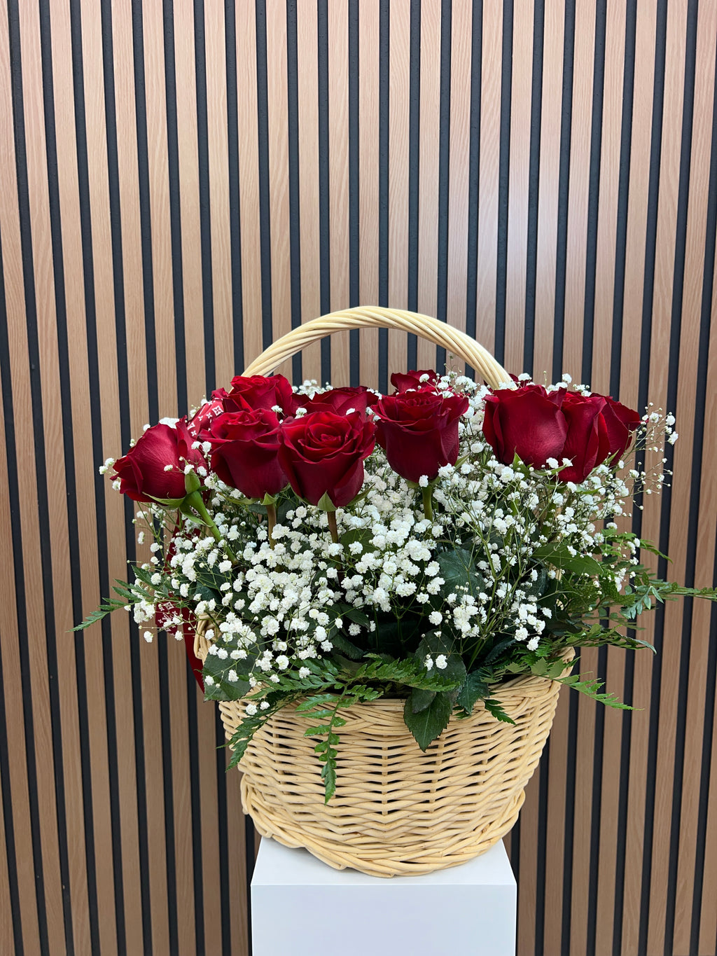 Crimson Romance Basket