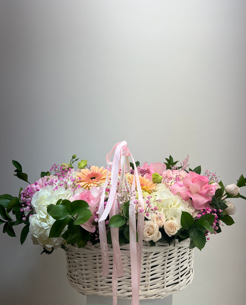 Blush Garden Basket