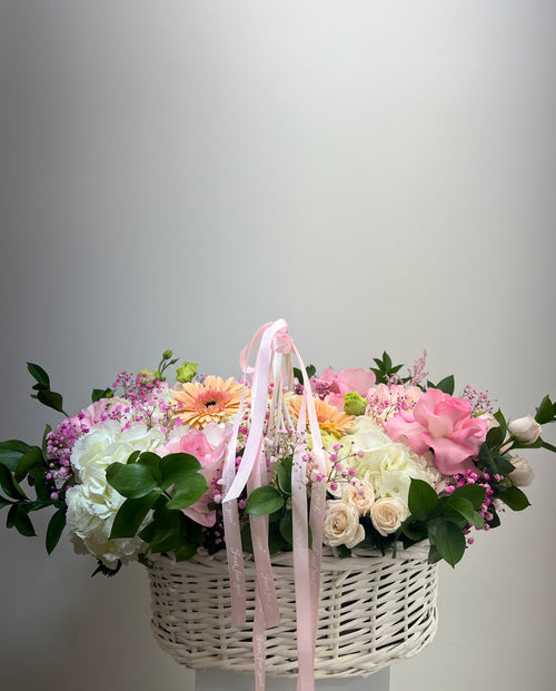 Blush Garden Basket